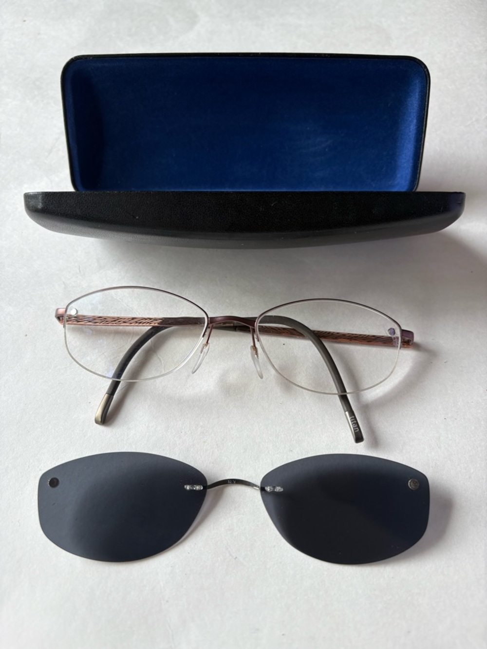 Silhouette Eyeglasses Frames Only, 4454 40 6057, 53-17-140, Titanium, Austria
